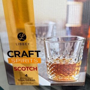 Libbey Craft Spirits Scotch Glass Set - Crystal Clear